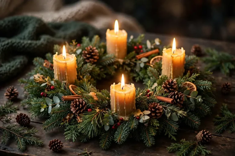 Advent meaning - Advent wreath with four candles
