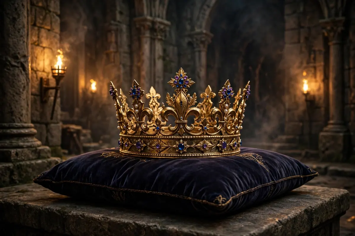 Anointed meaning coronation - golden crown ceremony