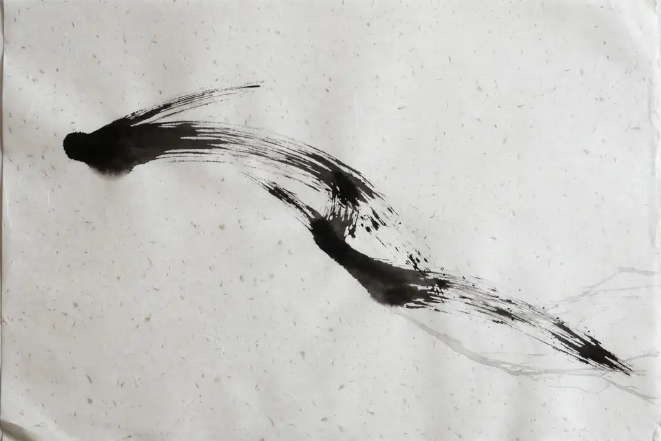Arigato meaning calligraphy - Japanese brush art representing gratitude