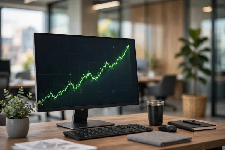 CAGR meaning - stock market growth chart