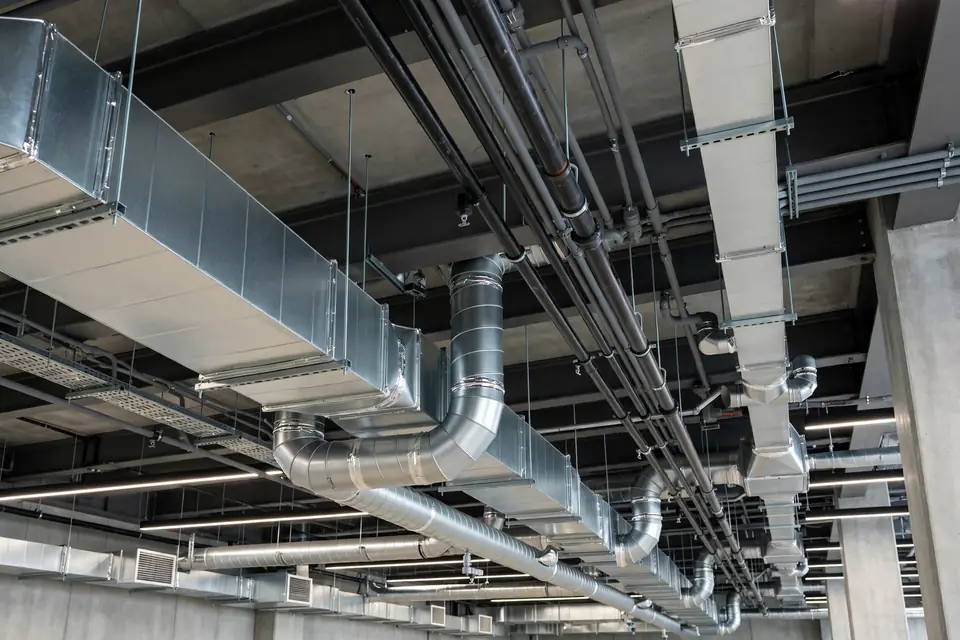 CFM meaning duct - metal HVAC air ducts in ceiling