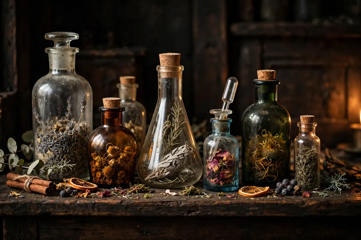 Charlatan meaning - antique apothecary bottles and remedy flasks