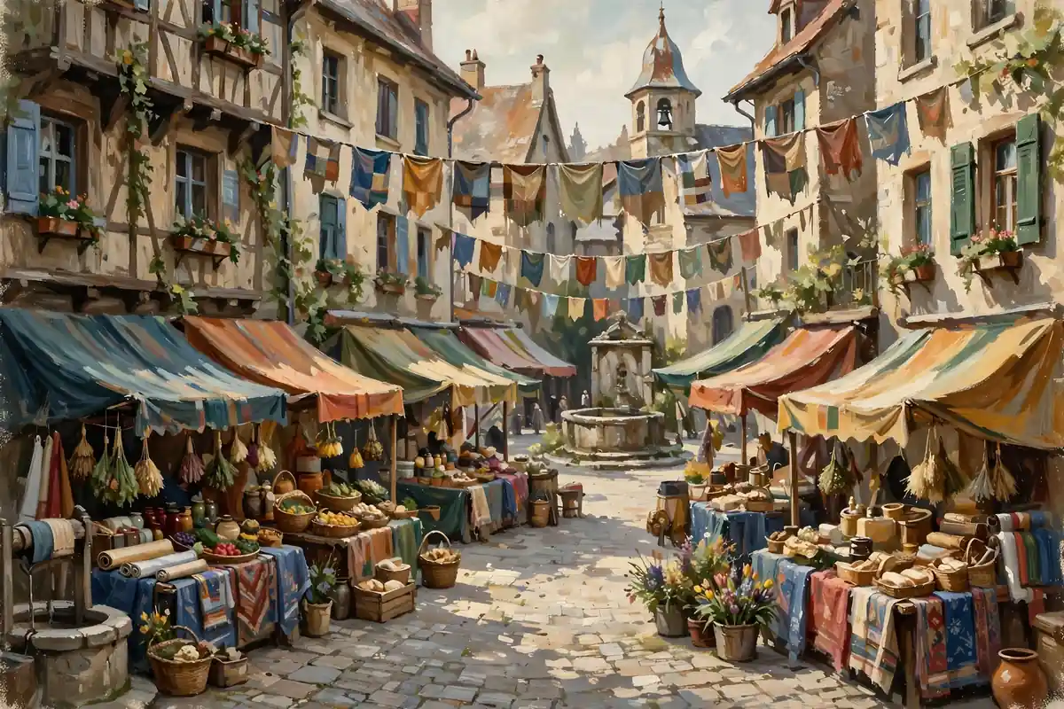 Charlatan meaning history - old European marketplace