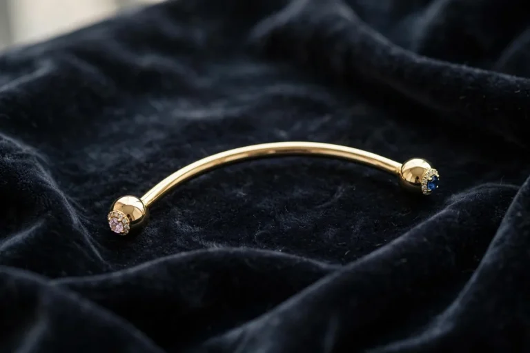 Christina piercing meaning - elegant body jewelry close-up
