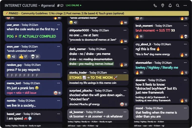 Copypasta meaning - computer screen filled with repeated blocks of meme text