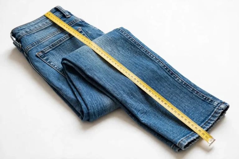 Inseam meaning - jeans with measuring tape