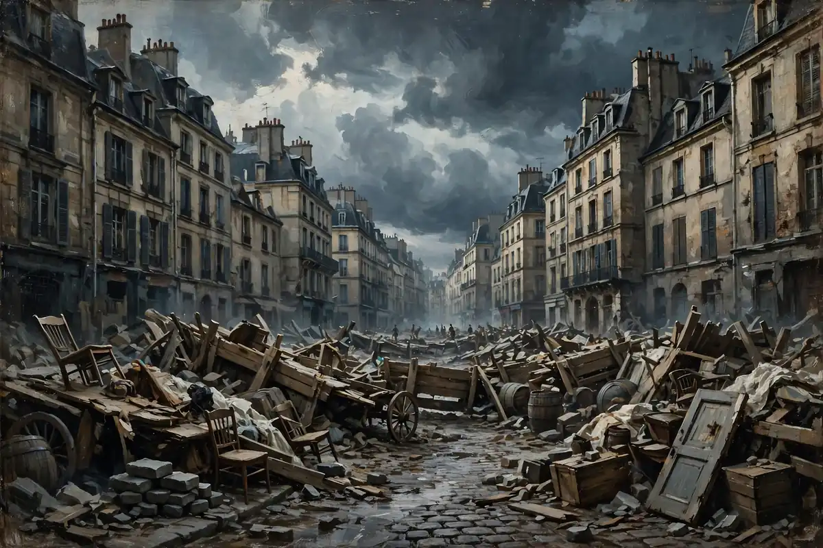 Javert meaning Les Miserables - Paris barricade scene from the novel