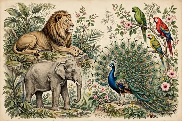 Menagerie meaning - collection of exotic wild animals
