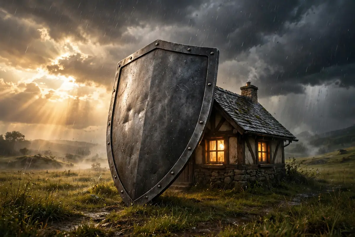 Mitigation meaning - shield protecting against risk