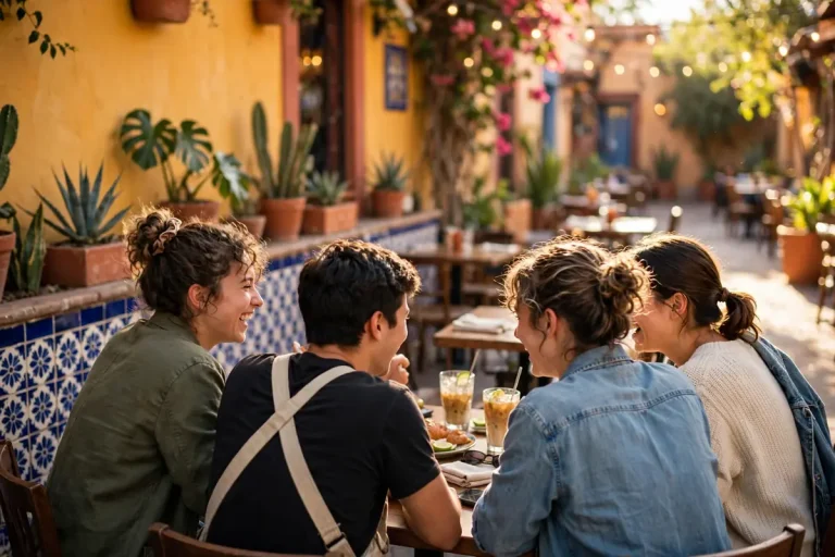 No mames meaning - friends laughing in Mexico