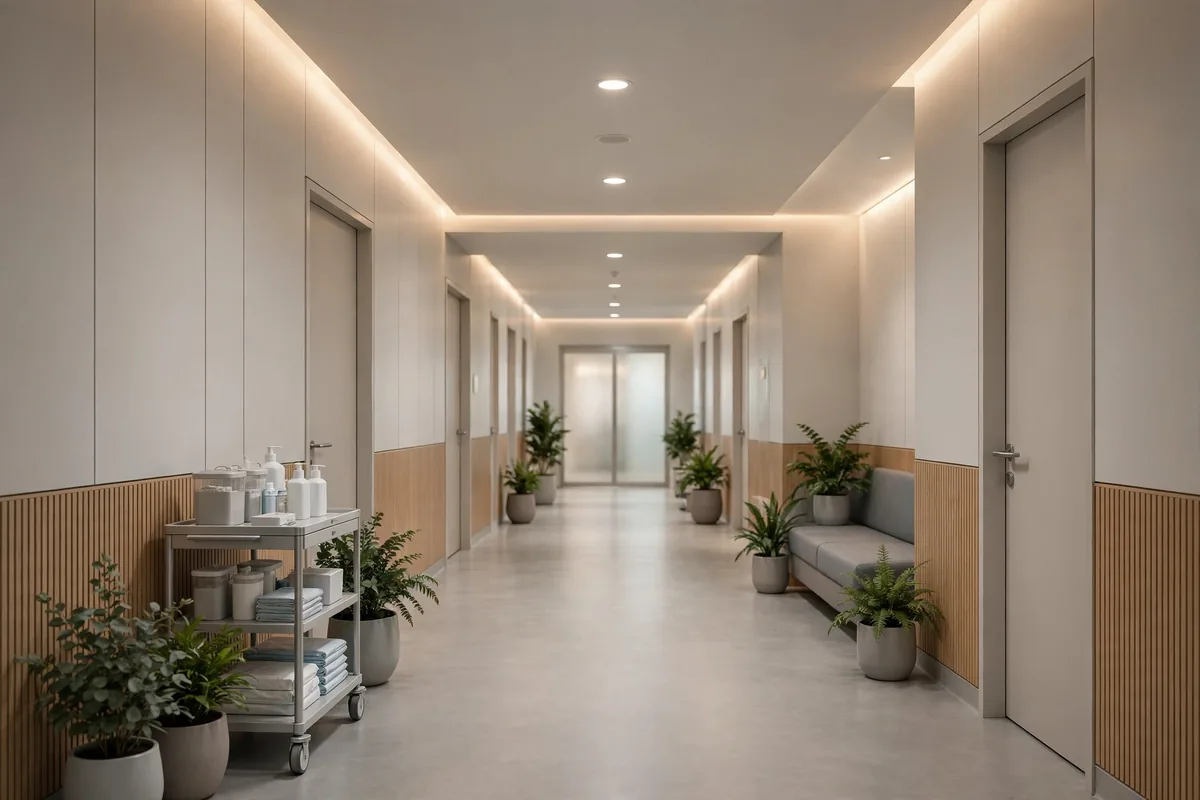 NPO meaning medical - hospital corridor