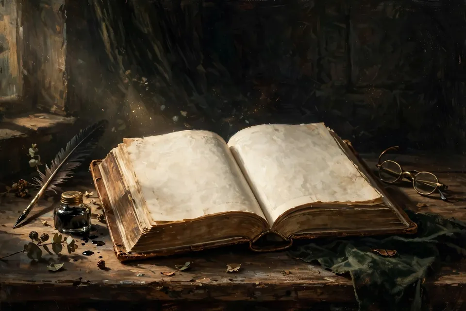 Odious meaning - open dictionary page with dramatic lighting
