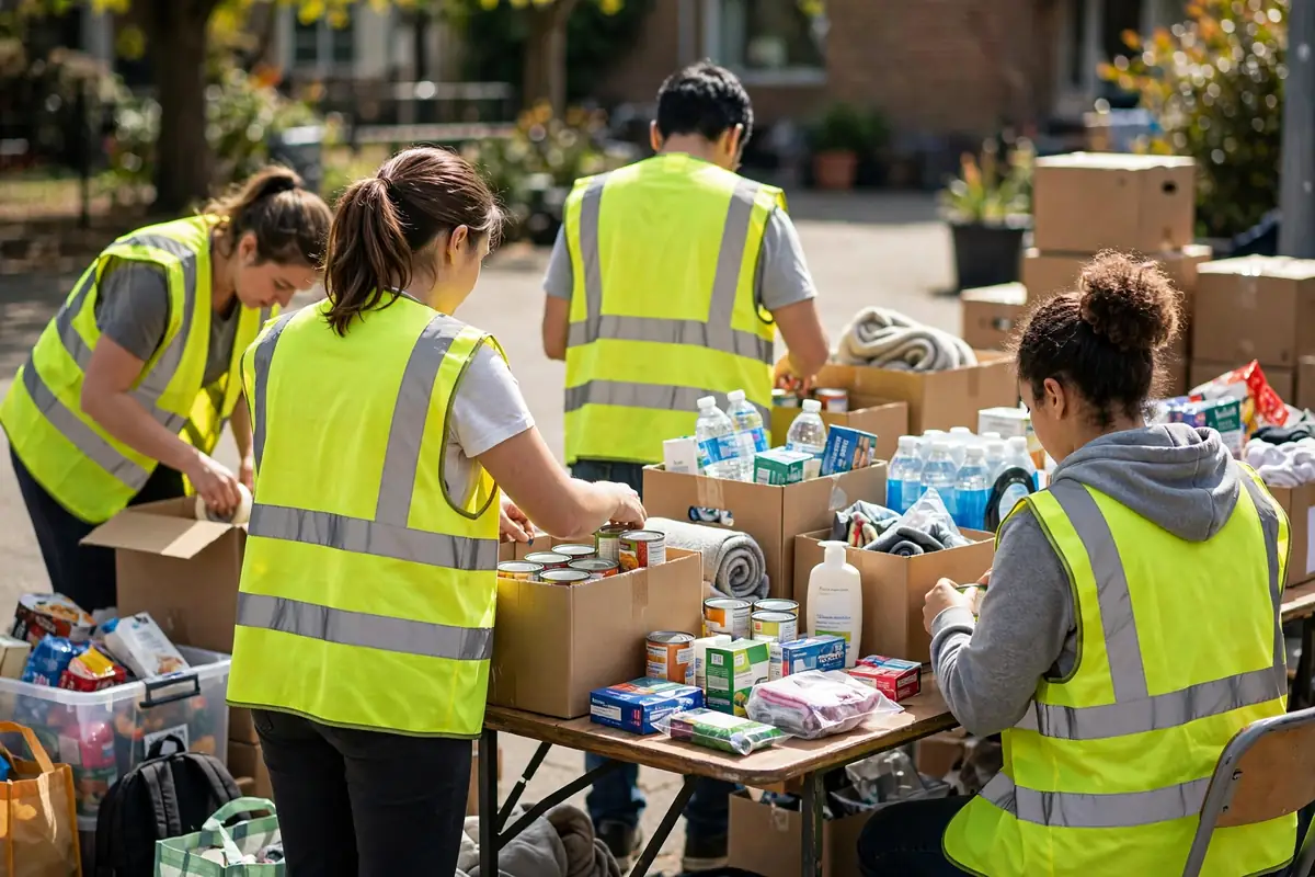 Pro bono meaning charity - volunteers helping community