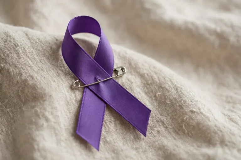 Purple ribbon meaning - purple awareness ribbon