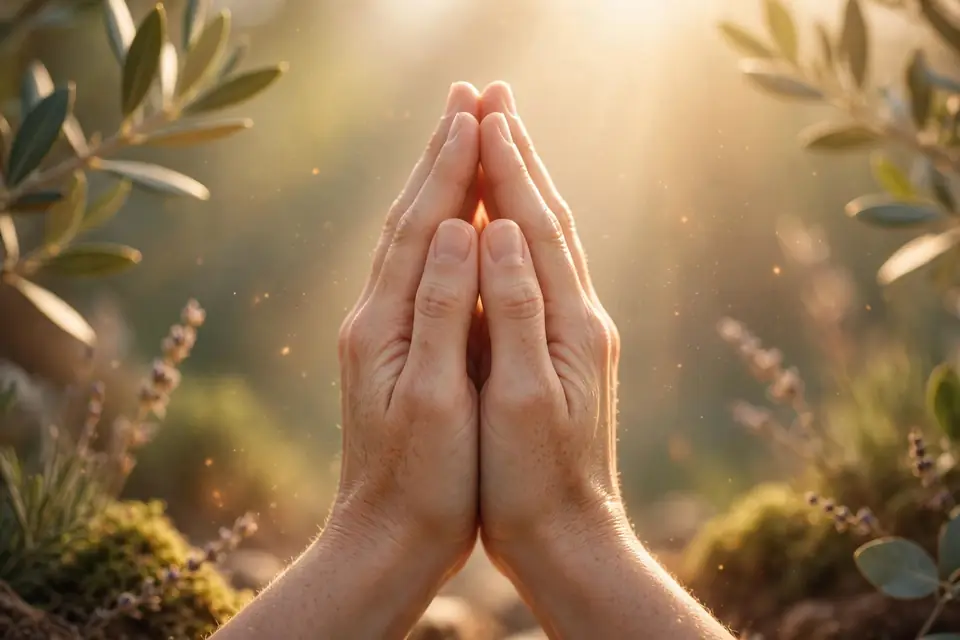 Soul ties meaning prayer - hands folded in prayer for healing