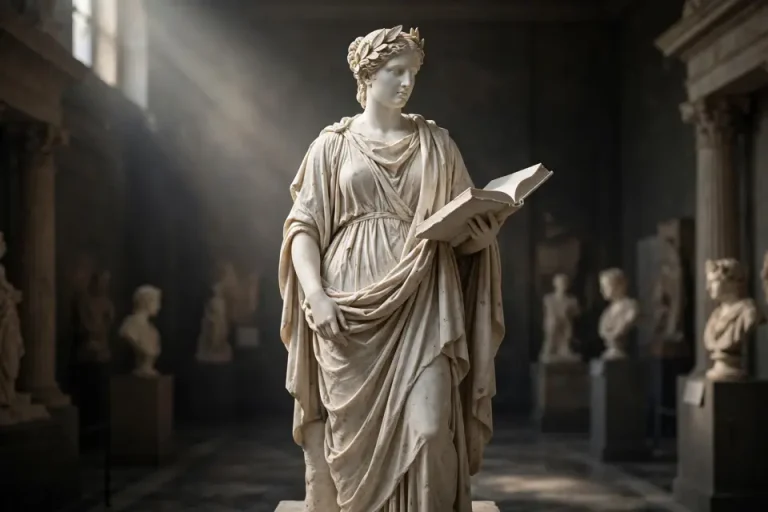 Veritas meaning - marble statue of the Roman goddess of truth